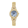 Vintage Full Diamond Shell Dial Women's Watch